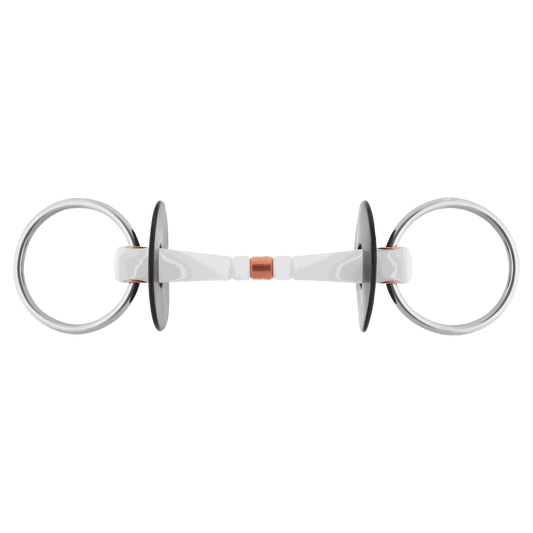 Sprenger Nathe Arbeitsgebiss 20 mm biegsam mit Kupfermittelstück Thermoplast
