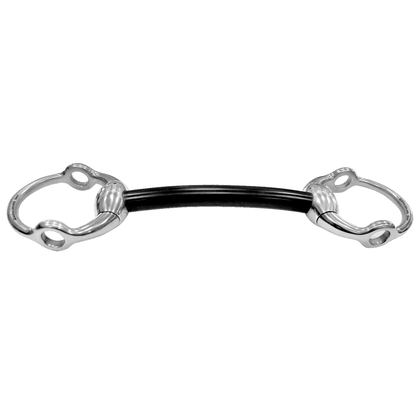 Sprenger Aufzieh Olivenkopf Stangengebiss 16 mm Hartcarbon mit Aufziehringen