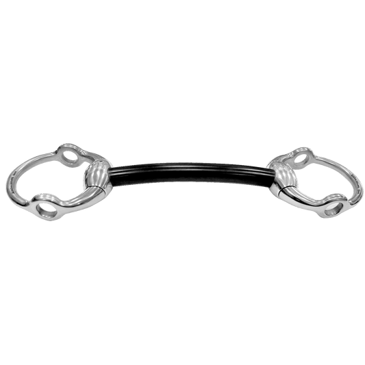 Sprenger Aufzieh Olivenkopf Stangengebiss 16 mm Hartcarbon mit Aufziehringen