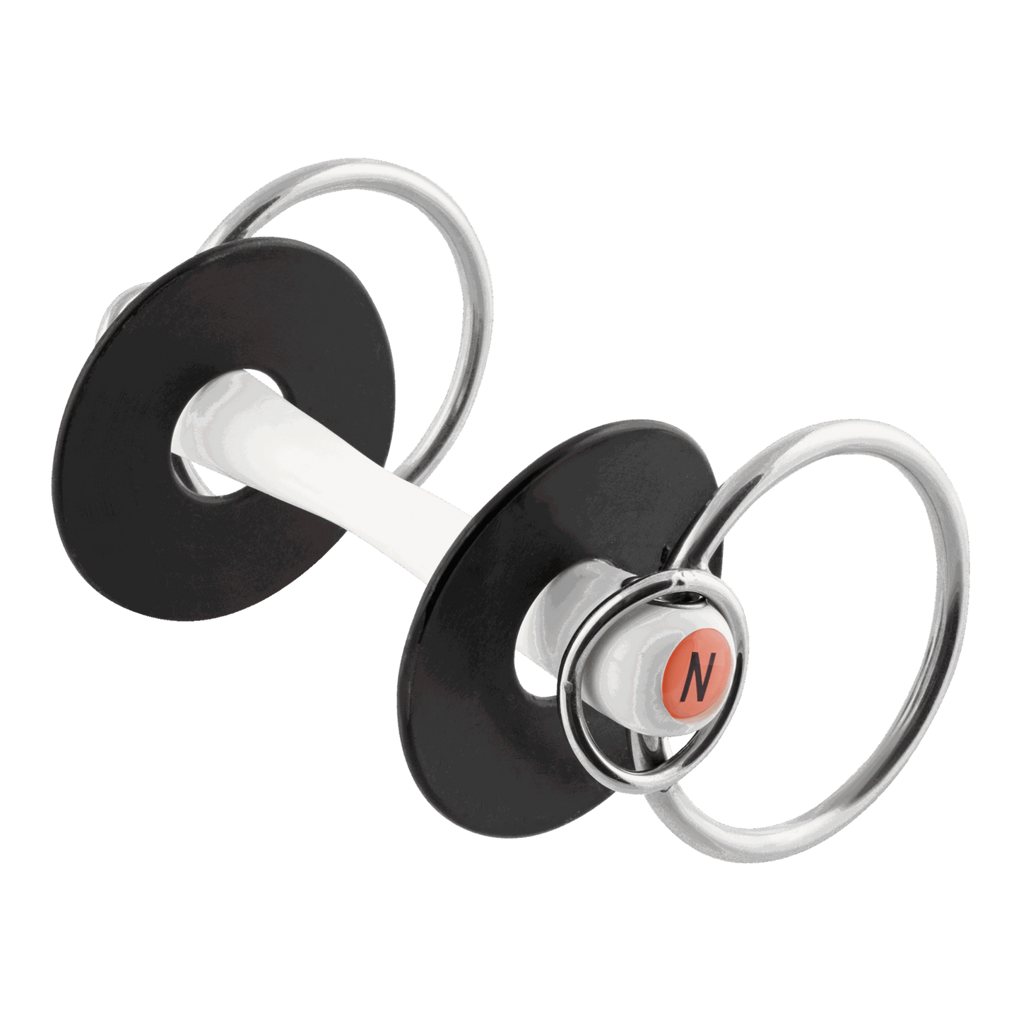 Sprenger Nathe Standardgebiss 20 mm mit zusätzlichem kleinen Ring Thermoplast