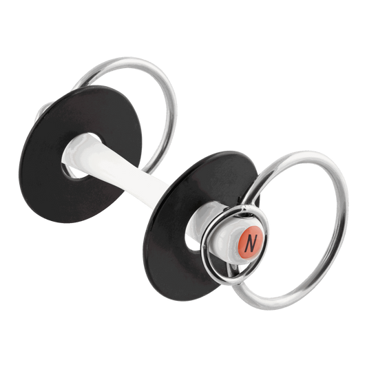 Sprenger Nathe Standardgebiss 20 mm mit zusätzlichem kleinen Ring Thermoplast