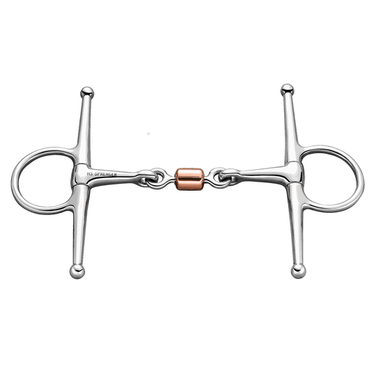 Sprenger Schenkeltrense 14 mm Kupferrolle doppelt gebrochen Edelstahl