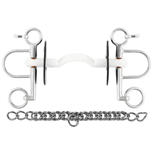 Sprenger Nathe Pelham 15 mm mit harter Stange Zungenfreiheit, und kurze Anzügen