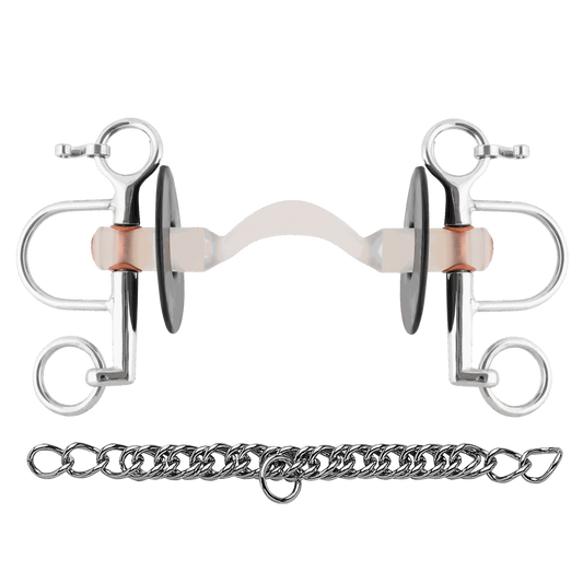 Sprenger Nathe Pelham 20 mm mit harter Stange Zungenfreiheit und kurzen Anzügen