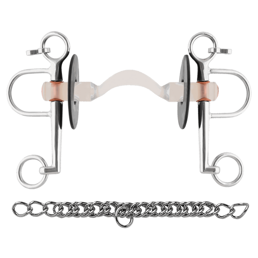 Sprenger Nathe Pelham 20 mm mit harter Stange Zungenfreiheit und langen Anzügen
