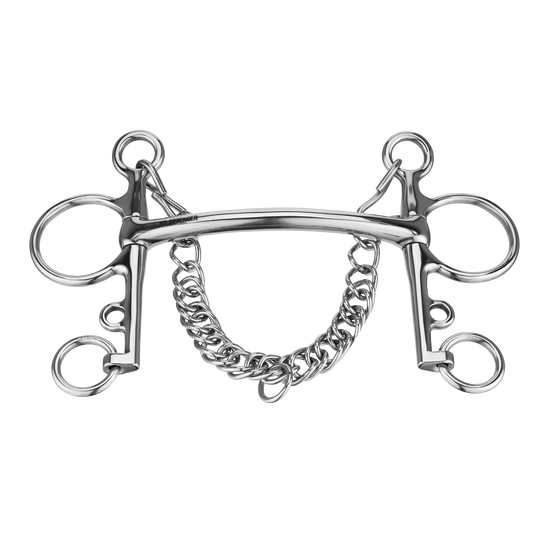 Sprenger Pelham 12 mm gebogene Stange langer Unterzug Edelstahl