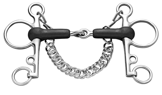 Sprenger Gummi-Pelham 18 mm mit langem Unterzug Edelstahl rostfrei