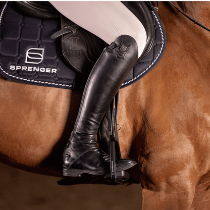 Sprenger Aero-Steigbügel schwarz eloxiert 120 mm Trittweite