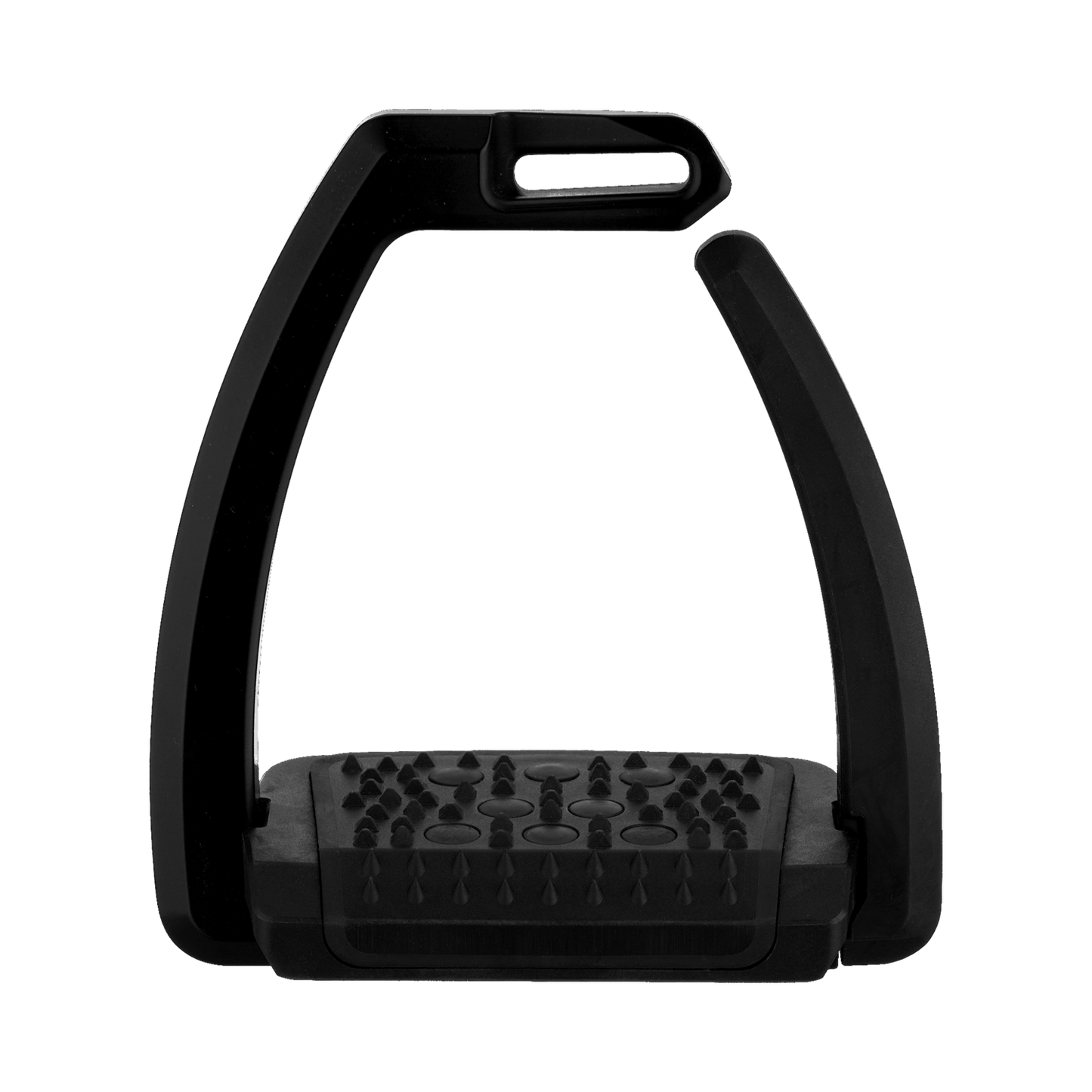 Sprenger Aero-Steigbügel schwarz eloxiert 120 mm Trittweite