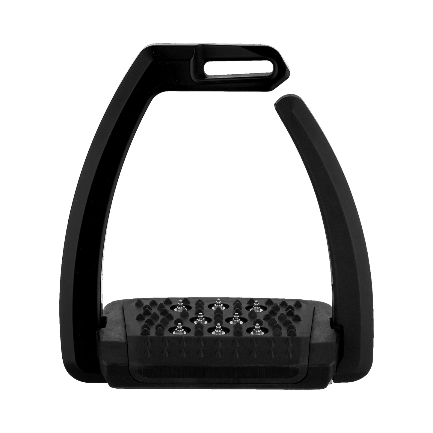 Sprenger Aero Steigbügel mit Spikes schwarz eloxiert 120 mm Trittweite