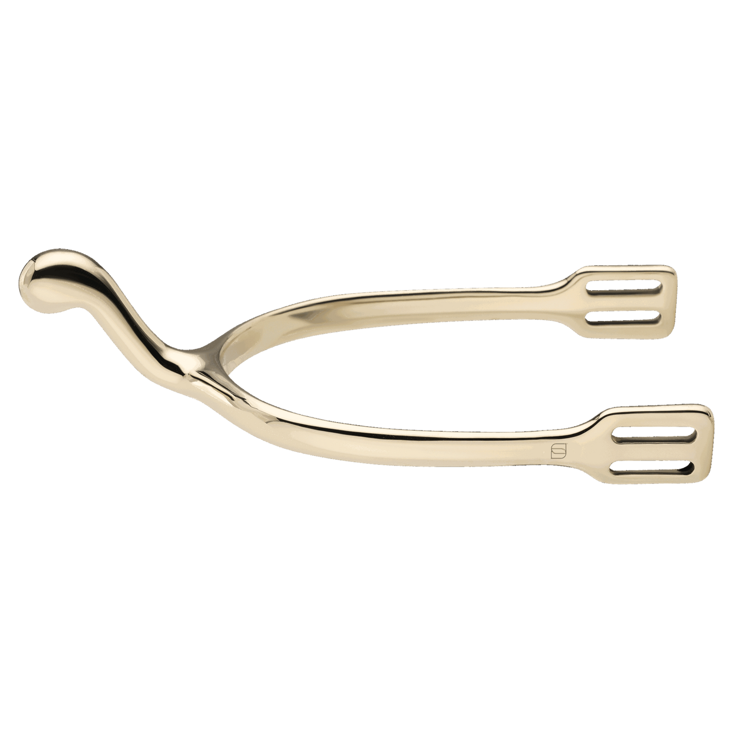 Sprenger Schwanenhals Sporen 40 mm abgerundet Argentan handpoliert