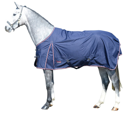 EQuest Outdoordecke Halifax 600 Denier - Rain (Fleece) in blau und schwarz