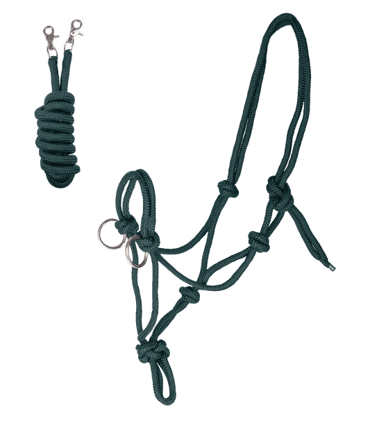 Waldhausen Knotenhalfter mit Zügel durch die Snap-Karabiner abnehmbar