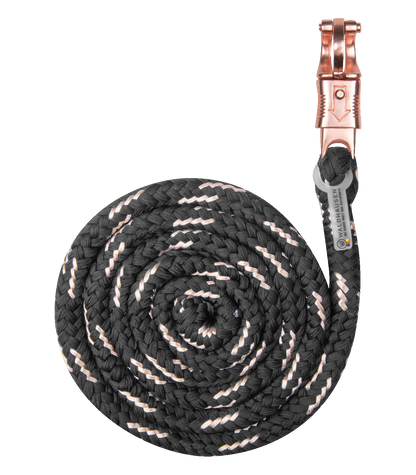 Waldhausen Anbindestrick Rosé, Panikhaken  zwei Farben