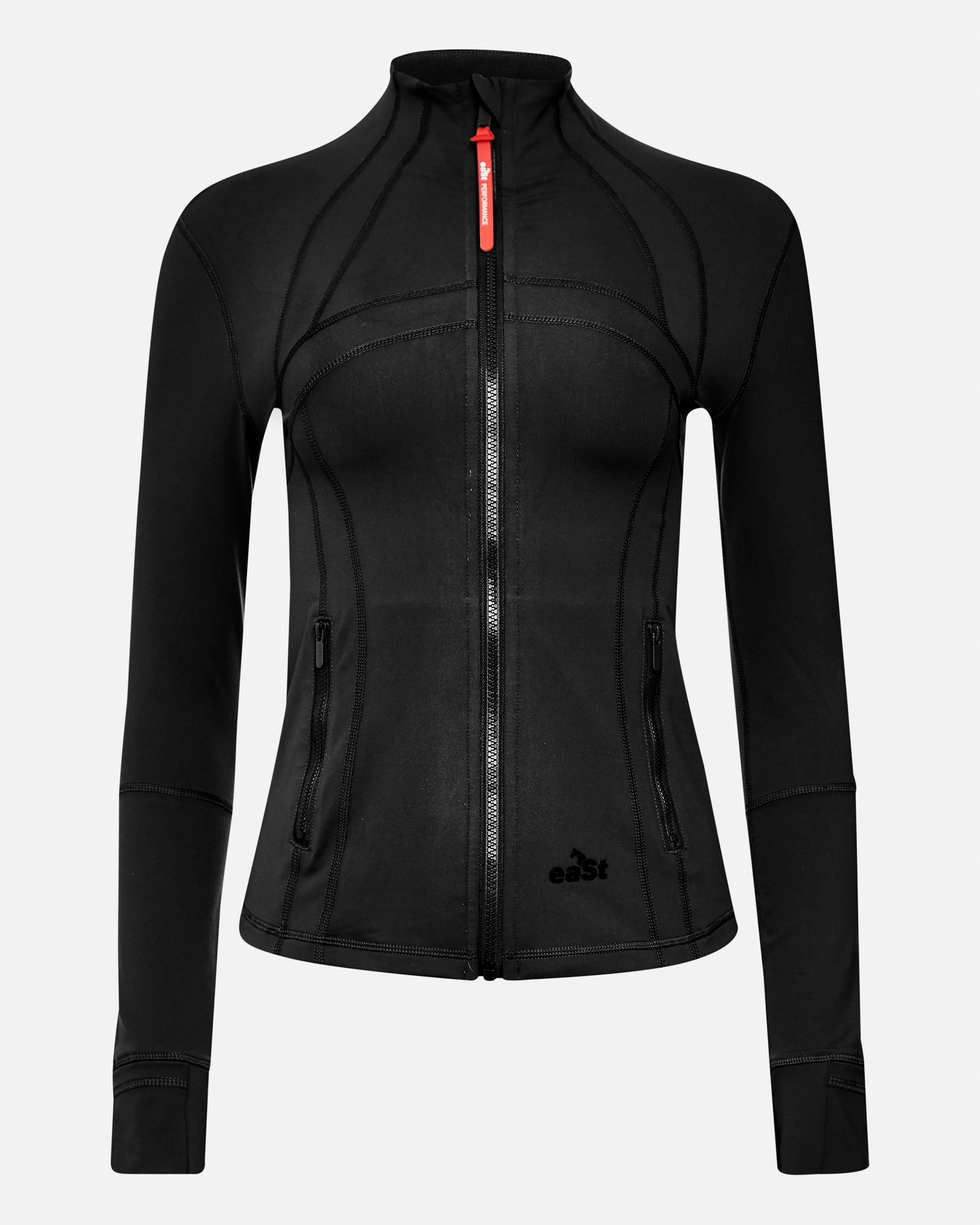eaSt Jacket light Jersey Reitjacke in schwarz