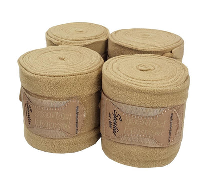 Fleece Bandagen EQUEST - 4er Set Antipilling in zwei Farben