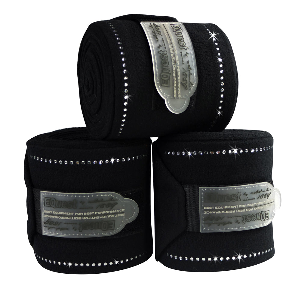 EQuest Bandagen ALPHA FLEECE - Crystal Banding als Set, verschiedene Farben