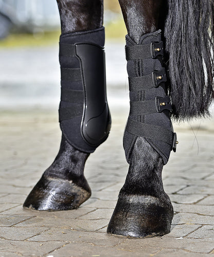 Busse Gamaschen DRESSAGE PRO Dressurgamaschen schwarz oder weiß