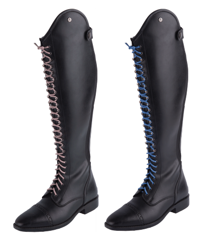 Waldhausen Reitstiefel Portland Polo inklusive zwei Paar glitzernder Schnürsenkel