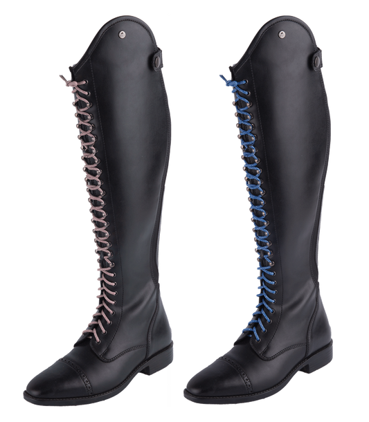 Waldhausen Reitstiefel Portland Polo inklusive zwei Paar glitzernder Schnürsenkel