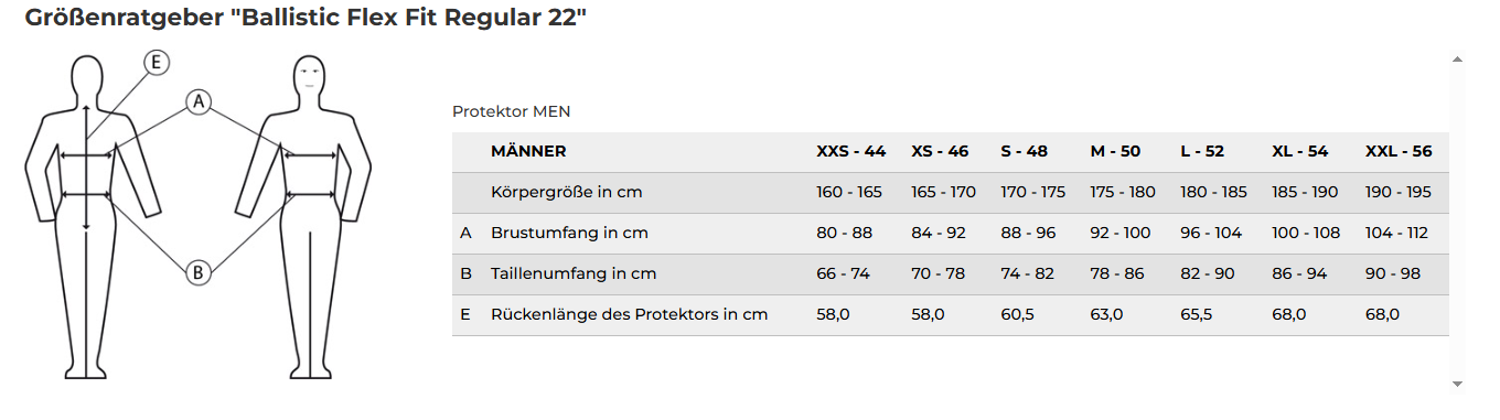 Komperdell Ballistic FlexFit Regular 22 Herren