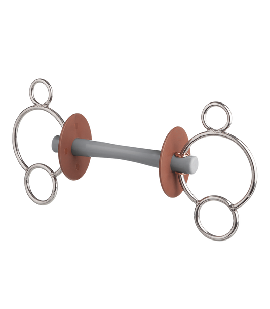 Waldhausen beris 3-Ring Gebiss mit Comfortstange
