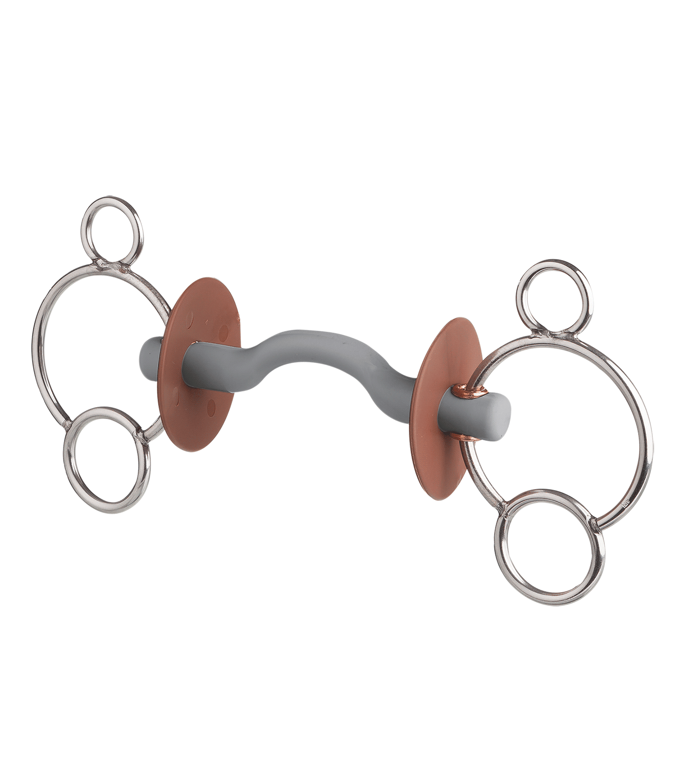 Waldhausen beris 3-Ring Gebiss mit Zungenbogenstange