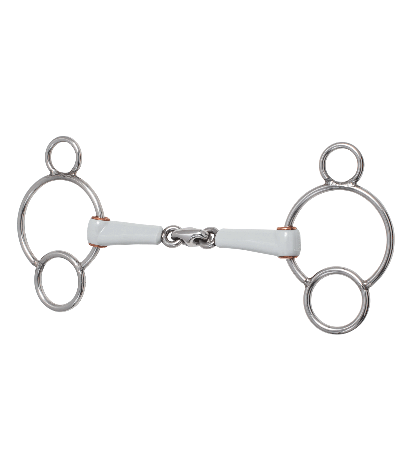 Waldhausen beris 3-Ring Gebiss, doppelt gebrochen