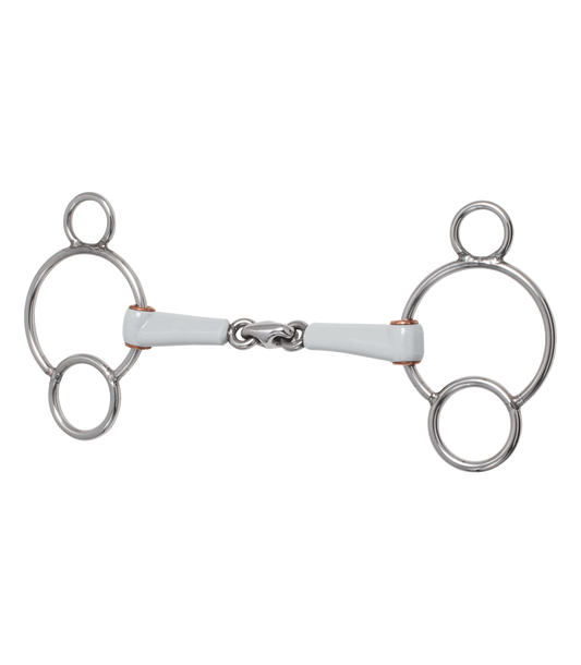 Waldhausen beris 3-Ring Gebiss, doppelt gebrochen
