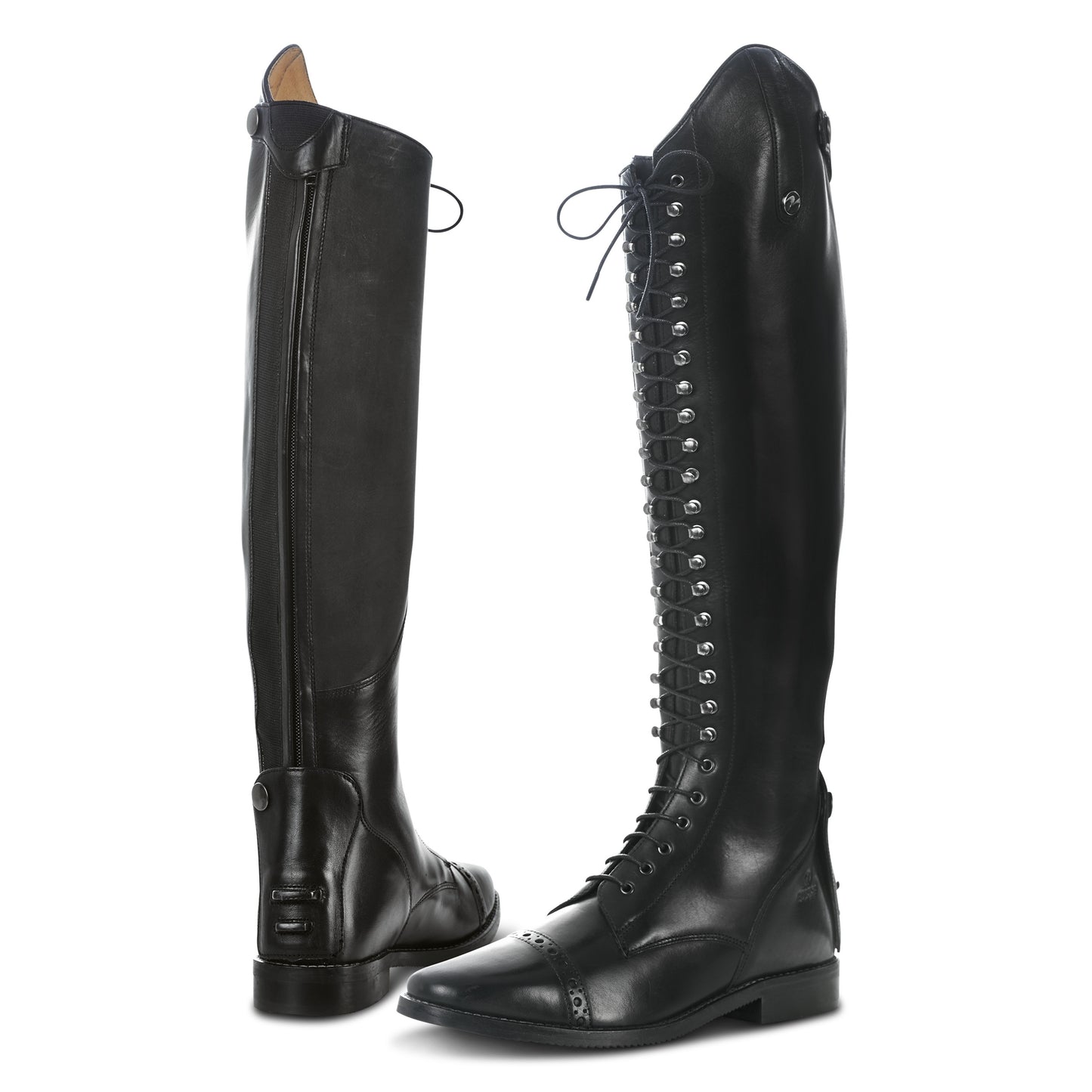 BUSSE Reitstiefel LAVAL schwarz Schnürrstiefel viele Größen