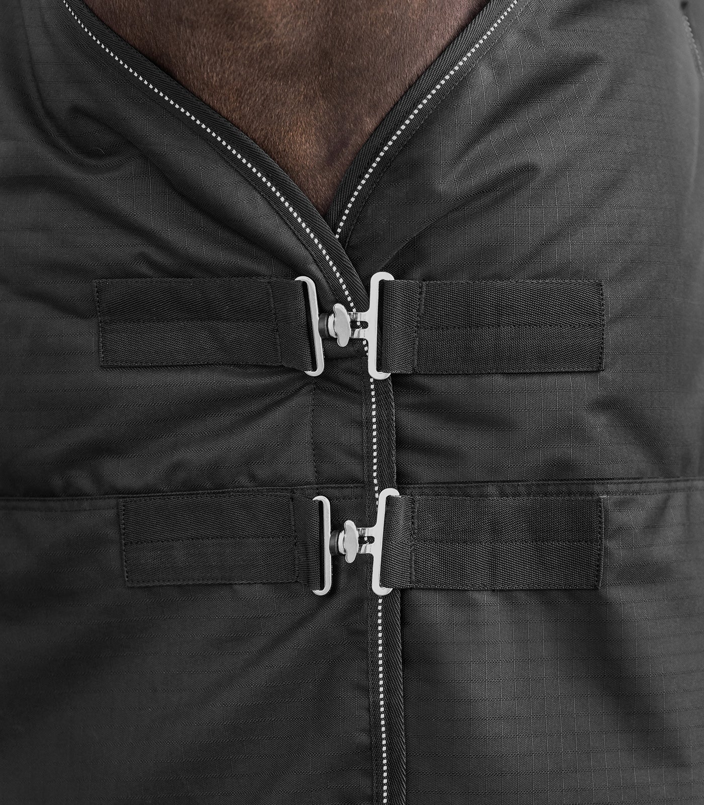 Waldhausen NORDIC Outdoordecke, High Neck, 200 g, schwarz , Regendecke