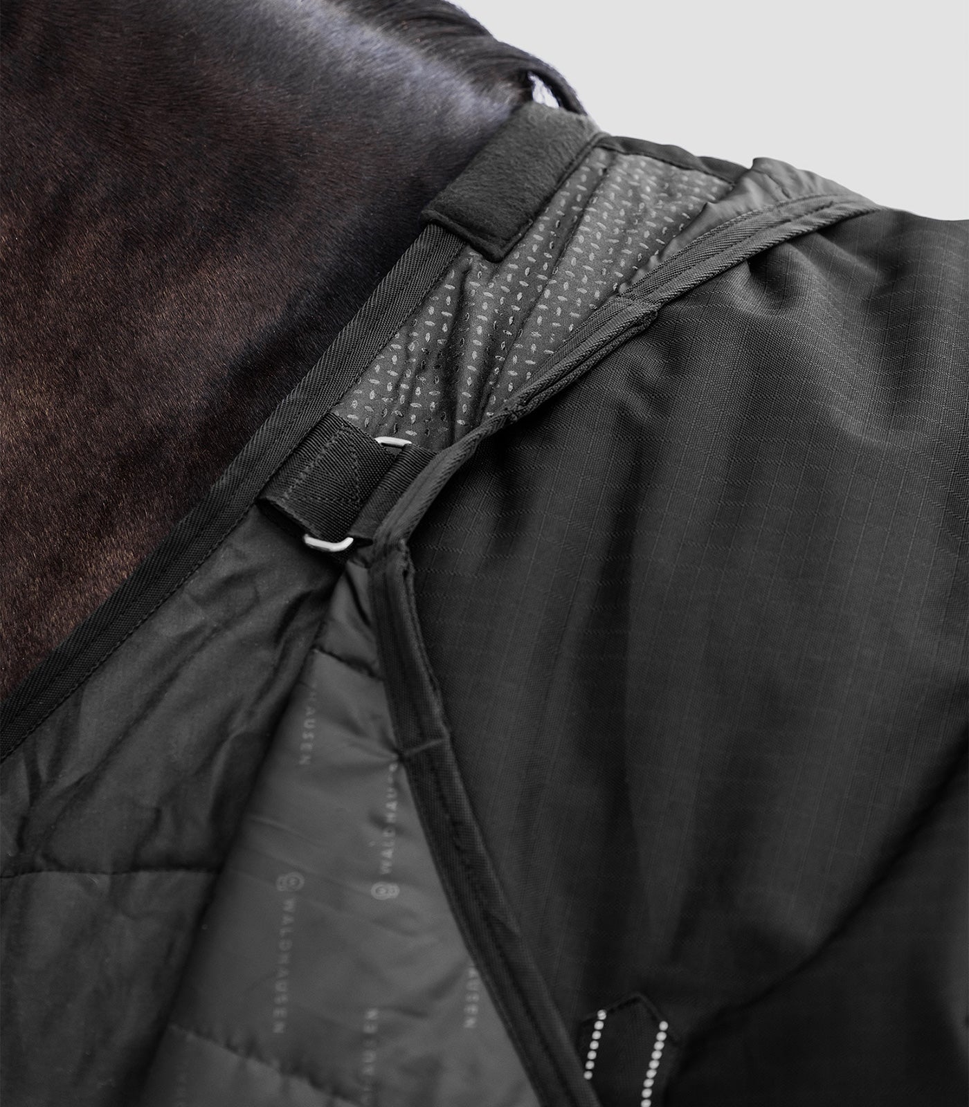 Waldhausen NORDIC Outdoordecke schwarz, Fleece, 600 Denier, Regendecke