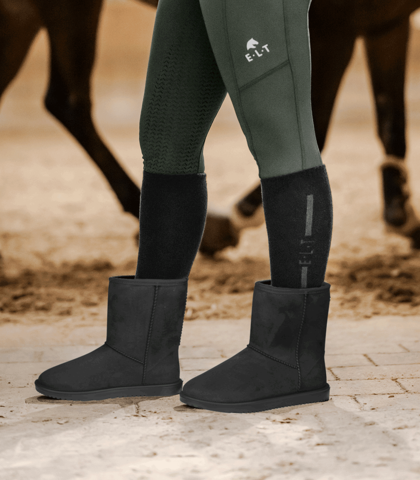 Waldhausen Bootie Rainless Velours Winterschuh schwarz