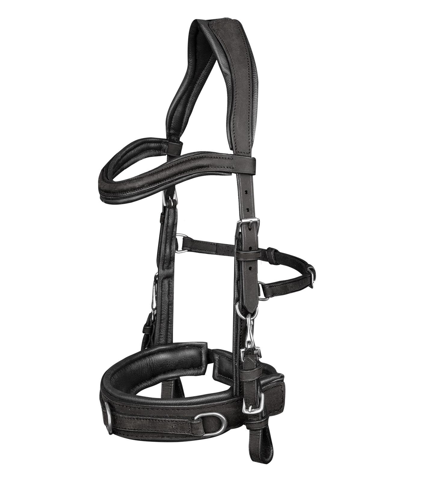 Waldhausen Lederkappzaum anatomic