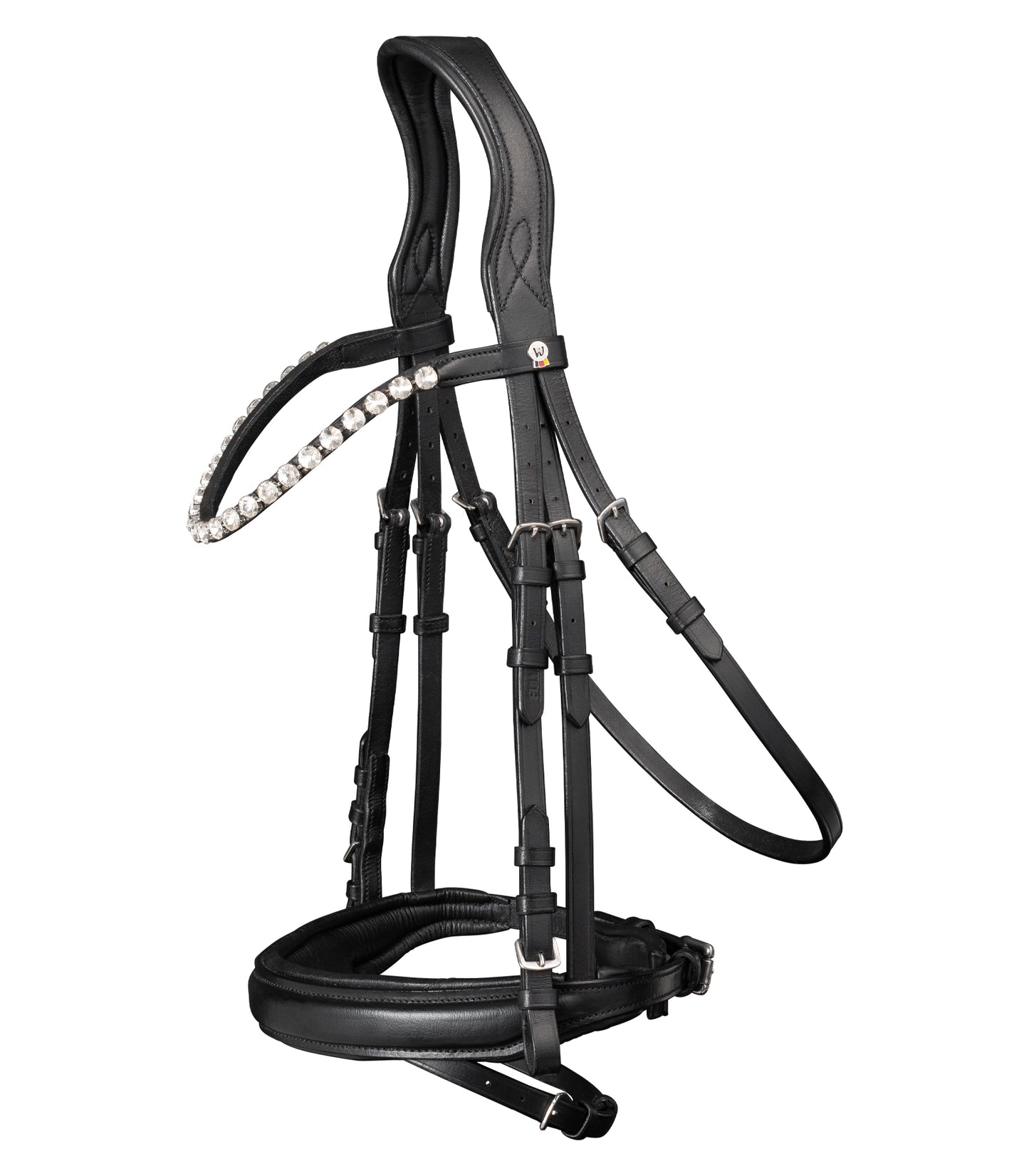 Waldhausen X-Line Trensenzaum Beauty,Englisch kombiniertes Reithalfter, anatomisch