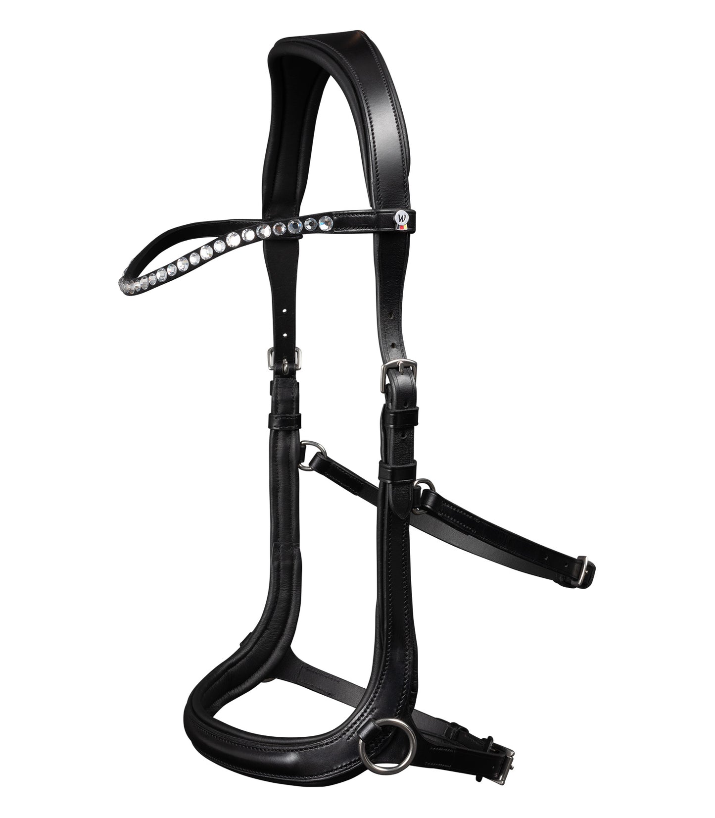 Waldhausen X-Line Zaum Gebisslos Sensation, schwarz