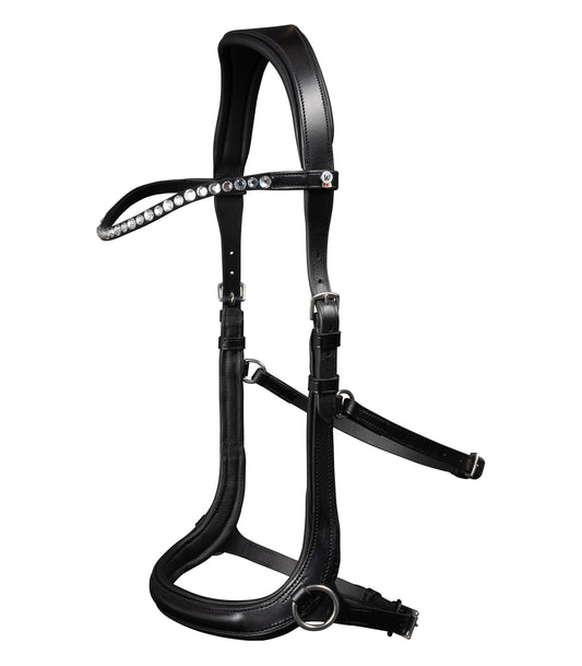Waldhausen X-Line Zaum Gebisslos Sensation, schwarz