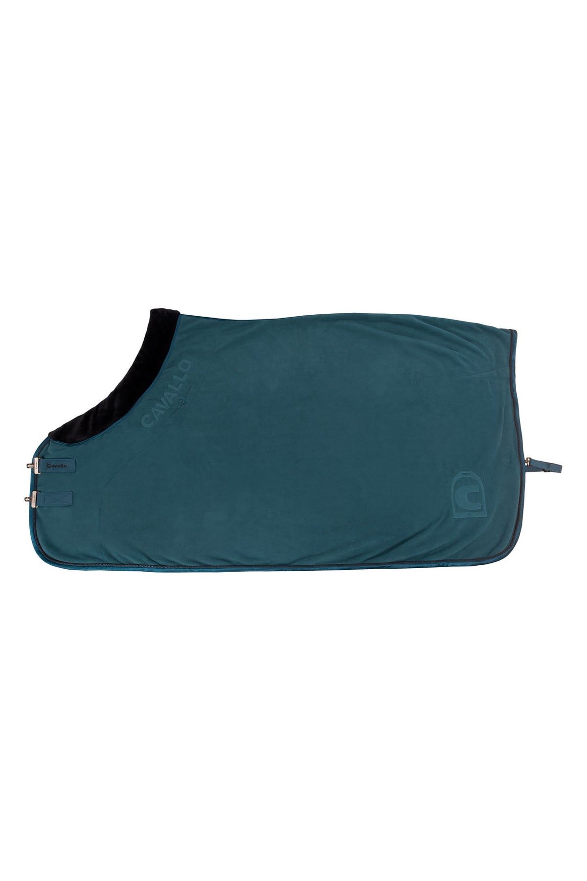 Cavallo Abschwitzdecke JOSELLE mit Kunstfellkragen