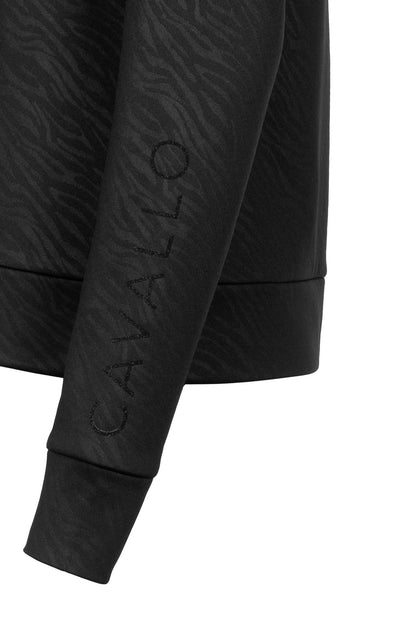 Cavallo CAVALDEMI Half-Zip Hoodie mit Zebramuster