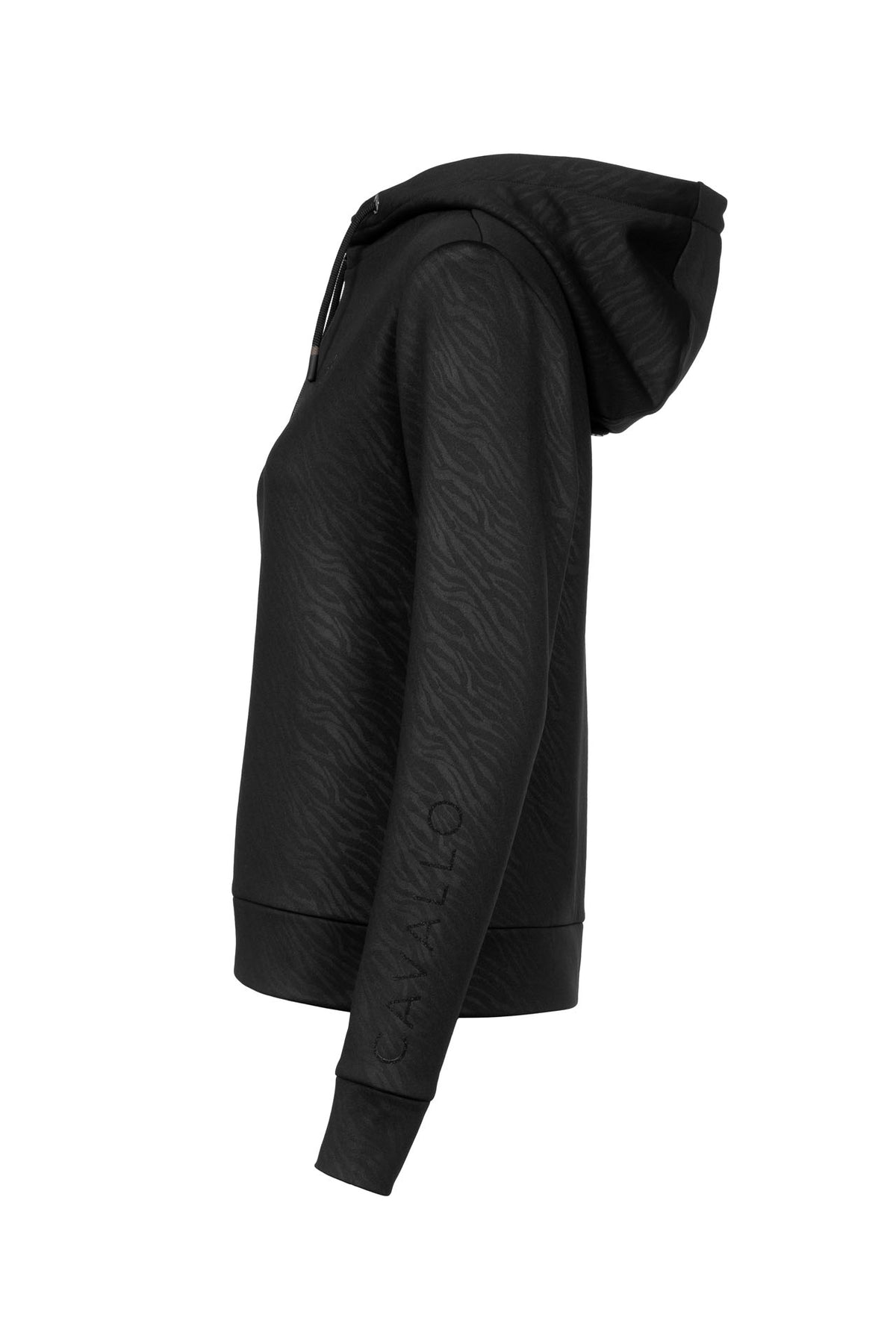 Cavallo CAVALDEMI Half-Zip Hoodie mit Zebramuster