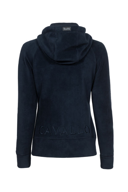 Cavallo CAVALDELTA Microfleece-Hoodie-Jacke mit Raglanarm