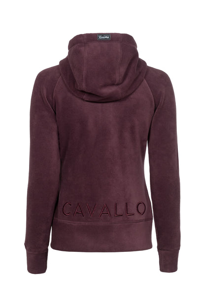 Cavallo CAVALDELTA Microfleece-Hoodie-Jacke mit Raglanarm