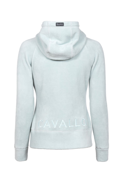 Cavallo CAVALDELTA Microfleece-Hoodie-Jacke mit Raglanarm