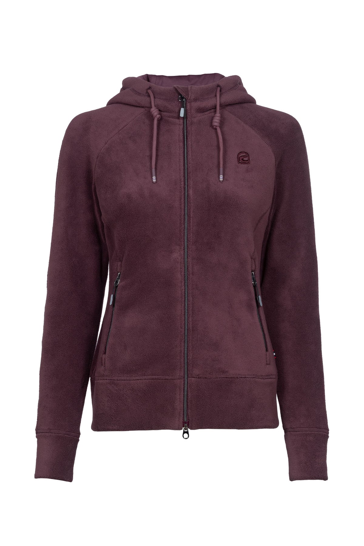 Cavallo CAVALDELTA Microfleece-Hoodie-Jacke mit Raglanarm