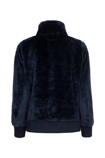 Cavallo CAVALDESI Half-Zip Sweatshirt mit funkelndem Label