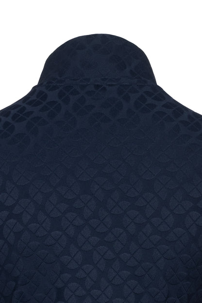 Cavallo Cavaldarsha Funktionshirt Jacquard-Stehkragenshirt