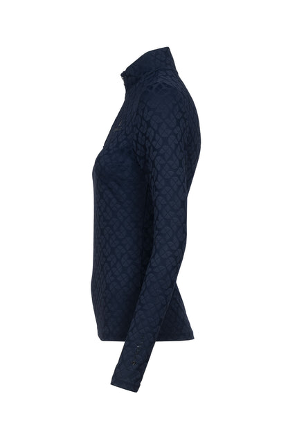 Cavallo Cavaldarsha Funktionshirt Jacquard-Stehkragenshirt