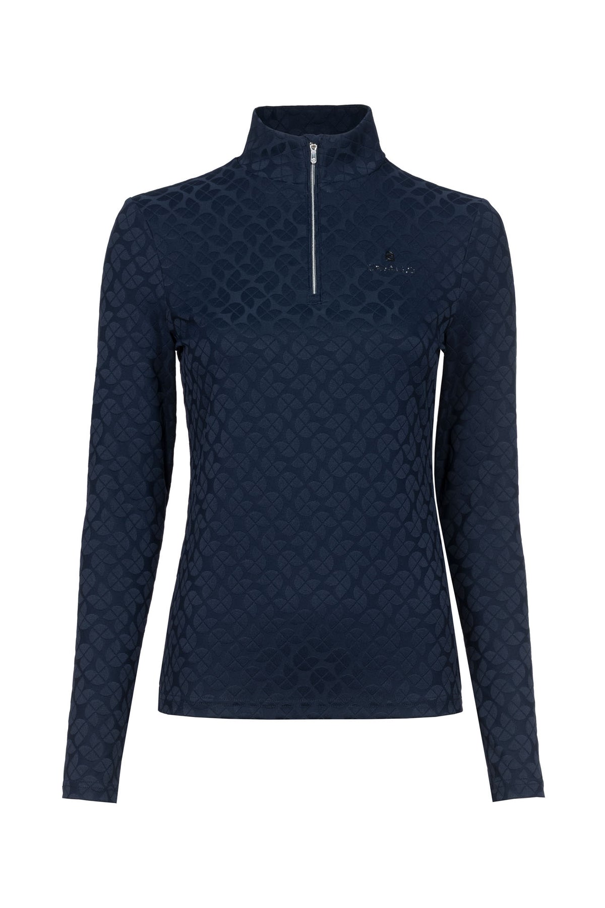 Cavallo Cavaldarsha Funktionshirt Jacquard-Stehkragenshirt