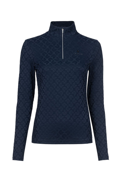 Cavallo Cavaldarsha Funktionshirt Jacquard-Stehkragenshirt