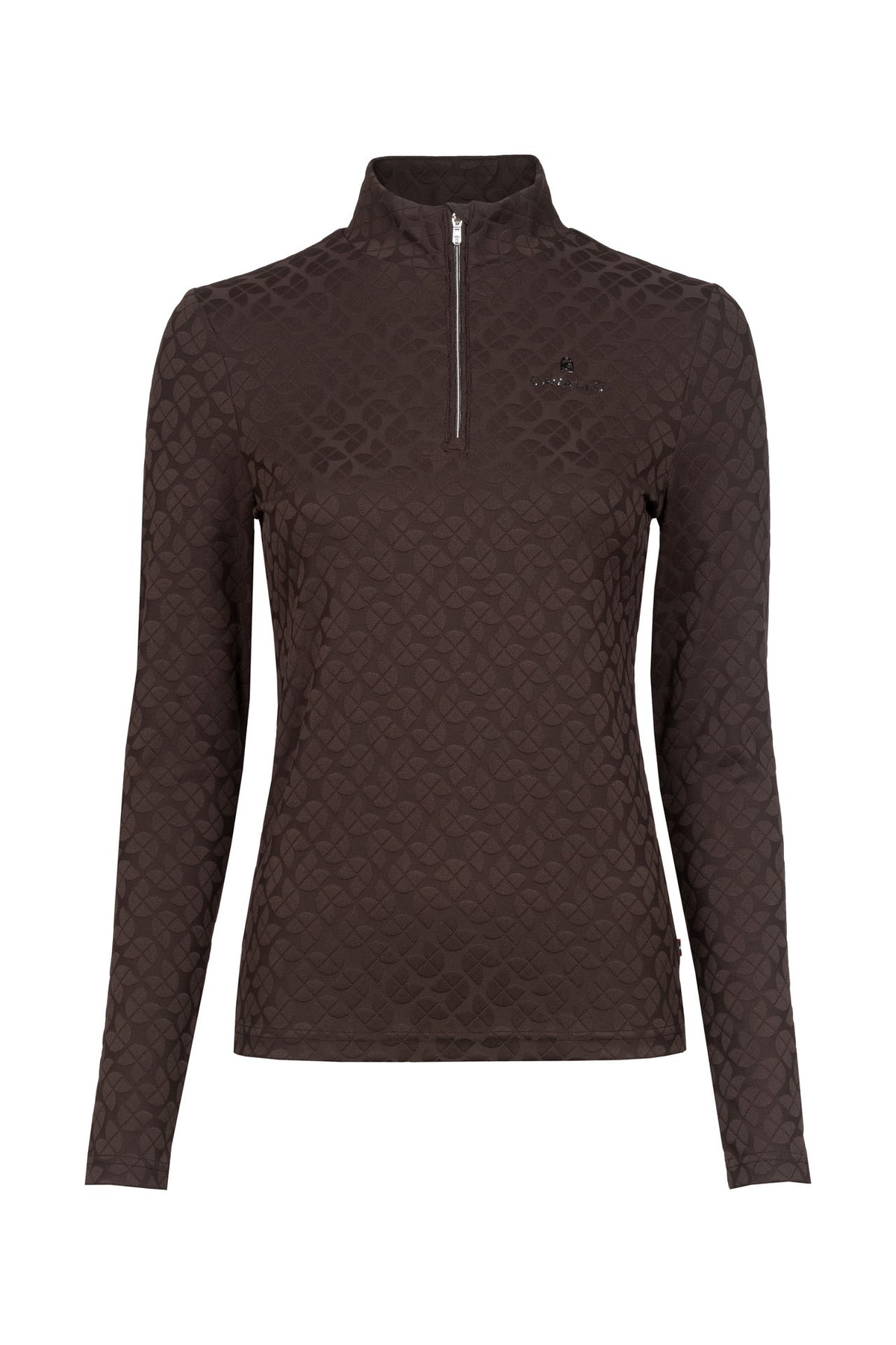 Cavallo Cavaldarsha Funktionshirt Jacquard-Stehkragenshirt